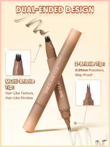 SHEGLAM HAIR 2 IN 1 Volume Boost Root Touch Up Pen-Dark Brown BY SHEIN 