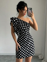 SHEIN Selianne Spring/Summer French Elegant Vintage Mini Dress