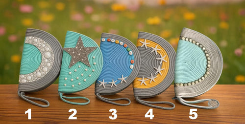 Half moon clutch