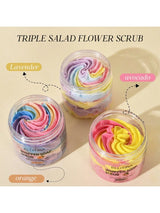 SHEIN Whipped Soap Scrub Body Scrub Multi-Color Cream Soap