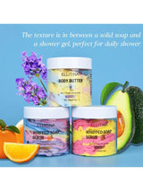 SHEIN Whipped Soap Scrub Body Scrub Multi-Color Cream Soap