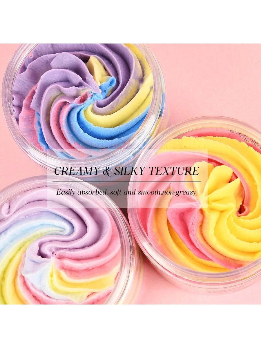 SHEIN Whipped Soap Scrub Body Scrub Multi-Color Cream Soap