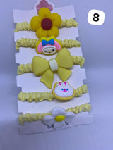 5pcs cute hair tie