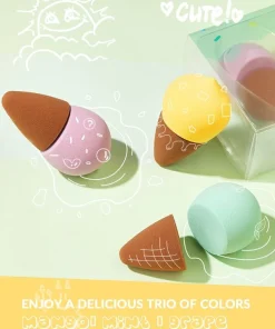 SHEGLAM 6pcs Triple Scoop Makeup Sponge Set
