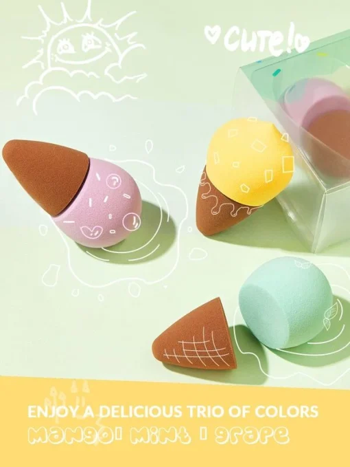 SHEGLAM 6pcs Triple Scoop Makeup Sponge Set