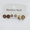 Earring Stainless steel (set) 6Pcs