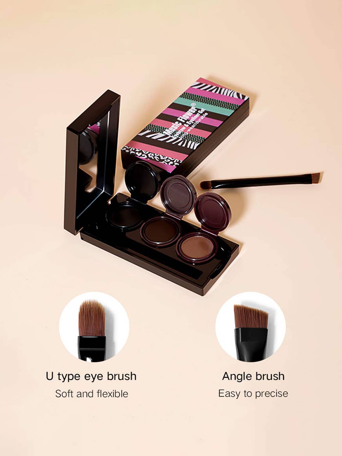 shein 3 In 1 Long-Wearing Waterproof Eyebrow Gel & 1pc Brush - Image 4