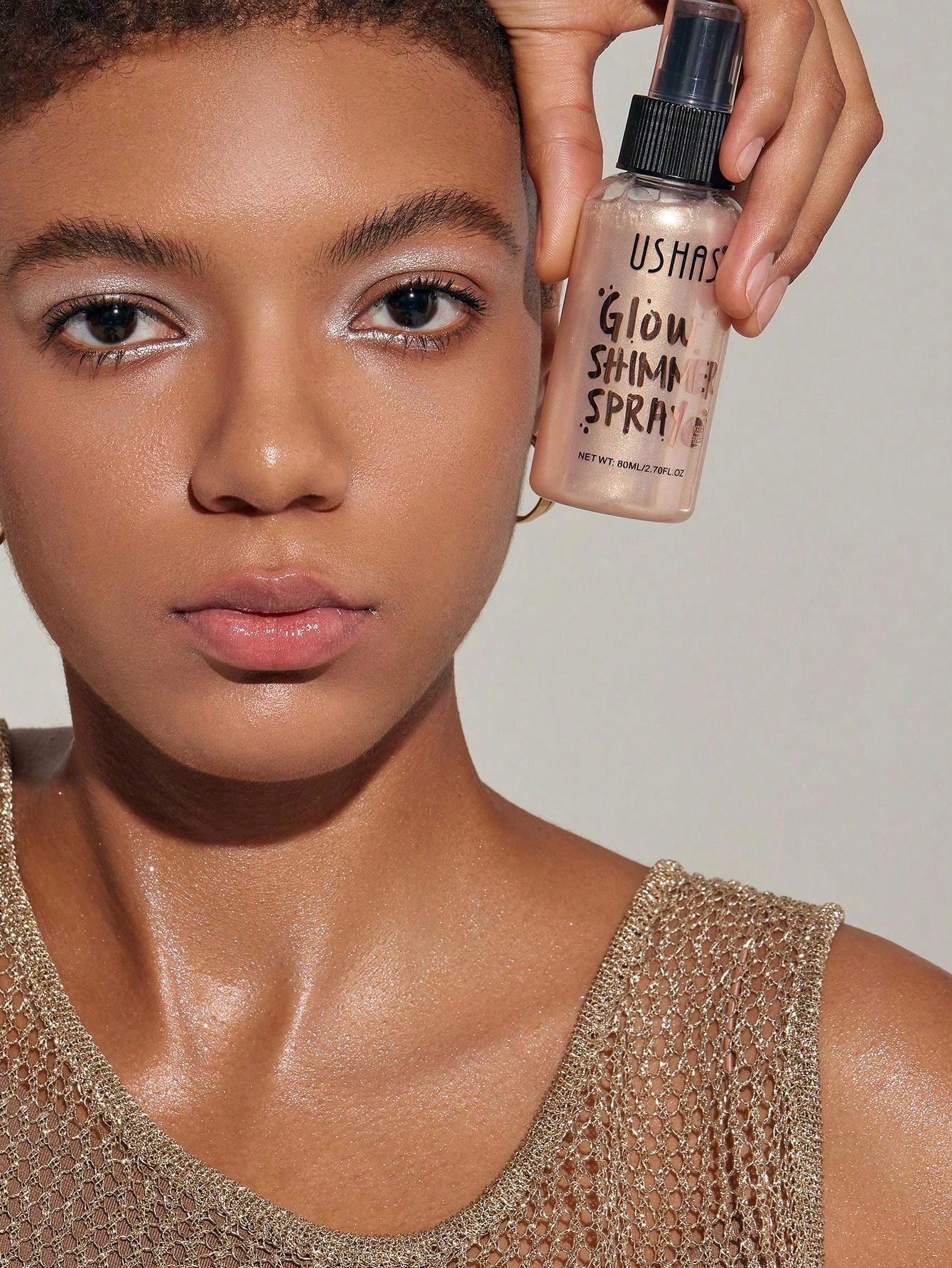 Highlight Palette Glitter Face Contour Brightening Makeup Illuminating Cosmetic, Pearl Highlighter For Full Body - Image 3