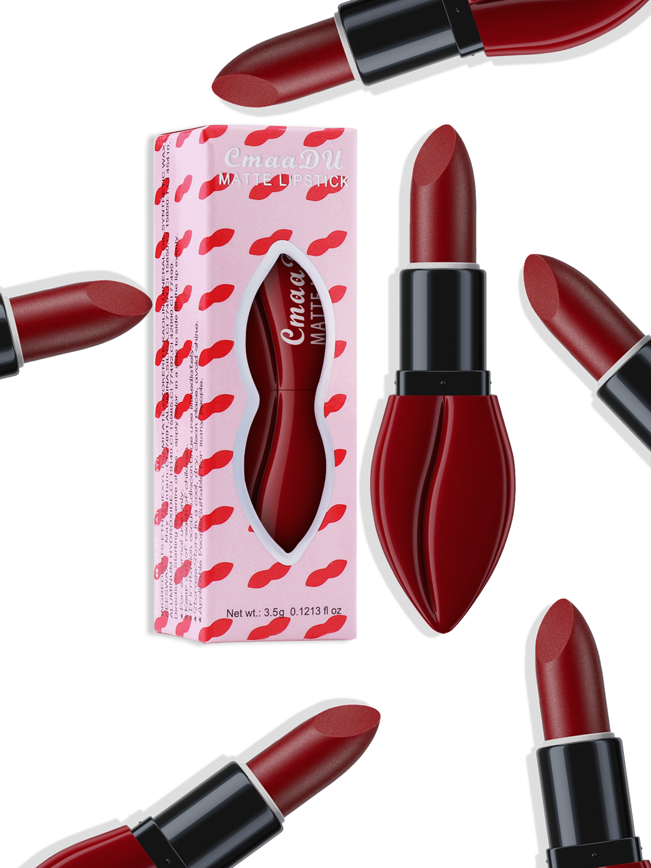 Shein Long-lasting Non-stick Cup High Pigment Velvet Matte Lipstick - Image 2