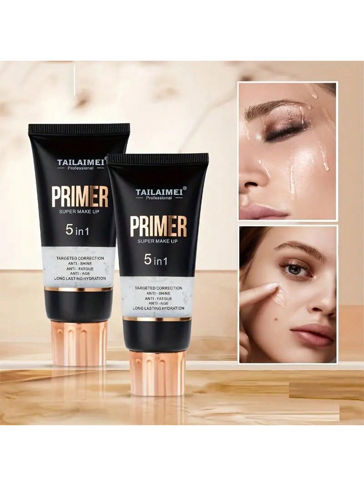 SHEIN Makeup Base Transparent Gel Primer For Long-lasting Effect