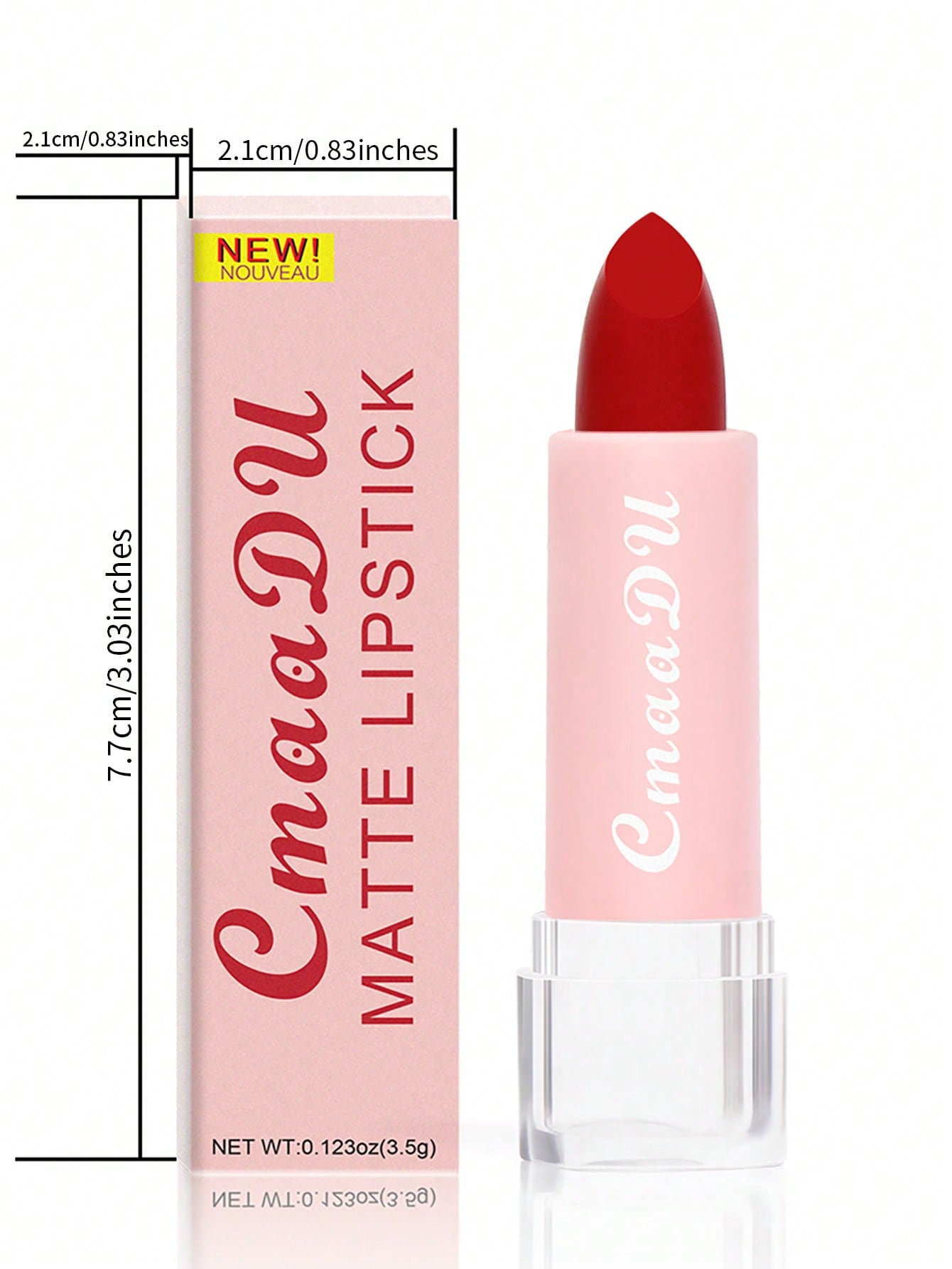 Shein Matte Long-lasting Easy Coloring Lipstick, Easy To Apply Lipstick - Image 2