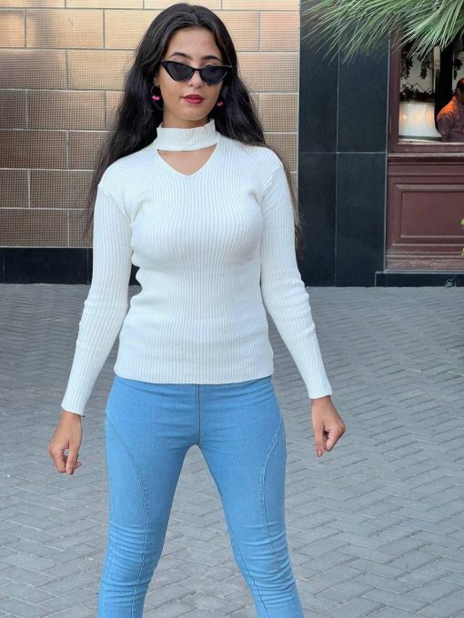 V neck sweater