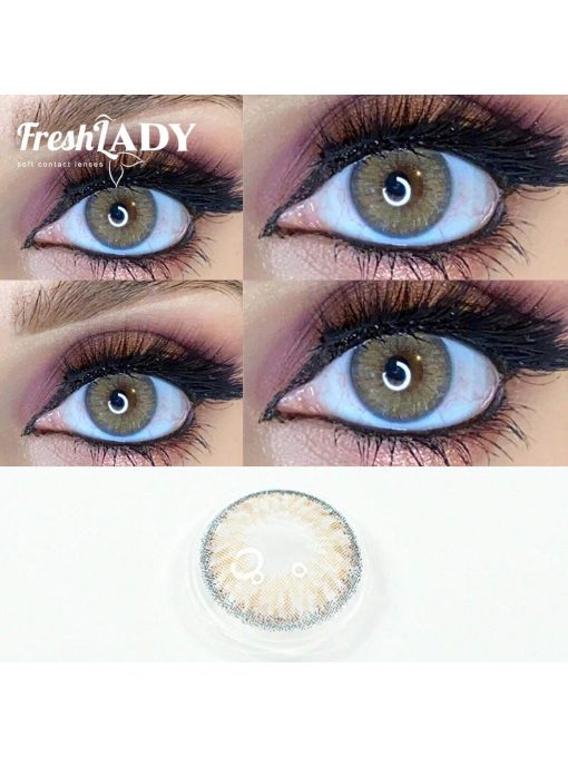 Freshlady Super Natural Look Lolite Colored Contact Lenses 1 Year Disposable