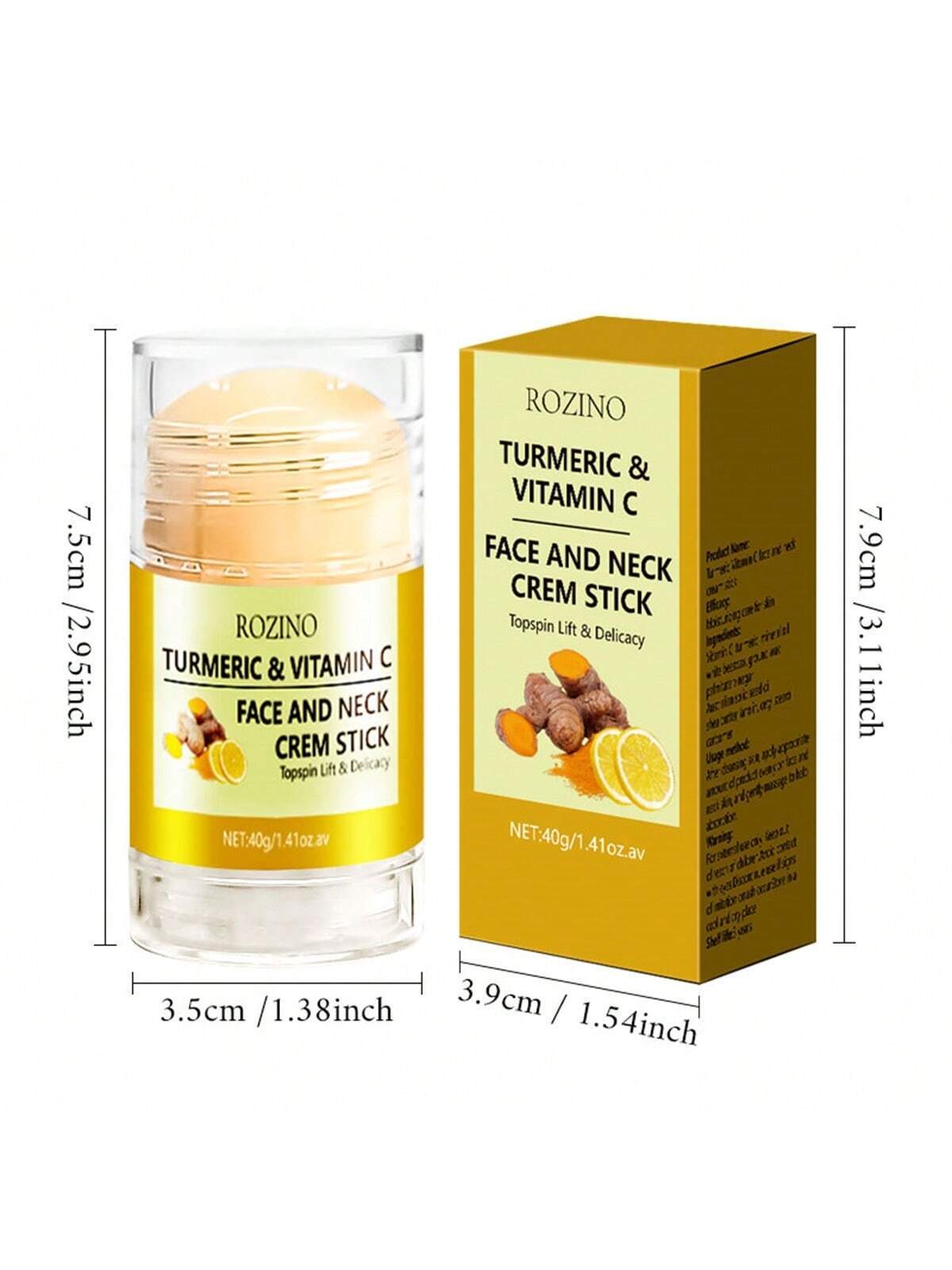 SHEIN 40g Ginger + Vitamin C Face And Neck Cream Stick - Image 2