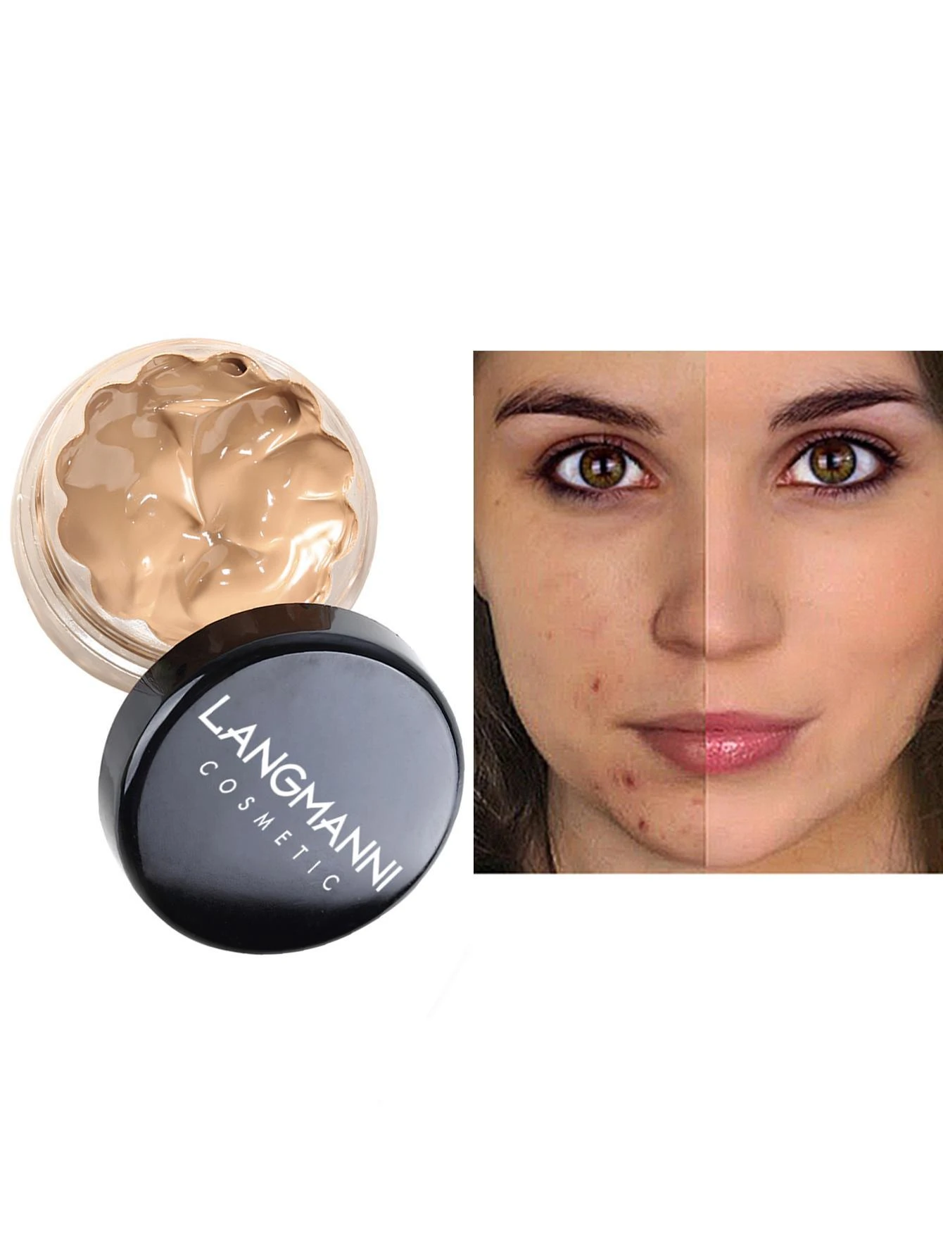 SHEIN Concealer Foundation Professional Full Cover Matte Base Make Up Waterproof - Image 2