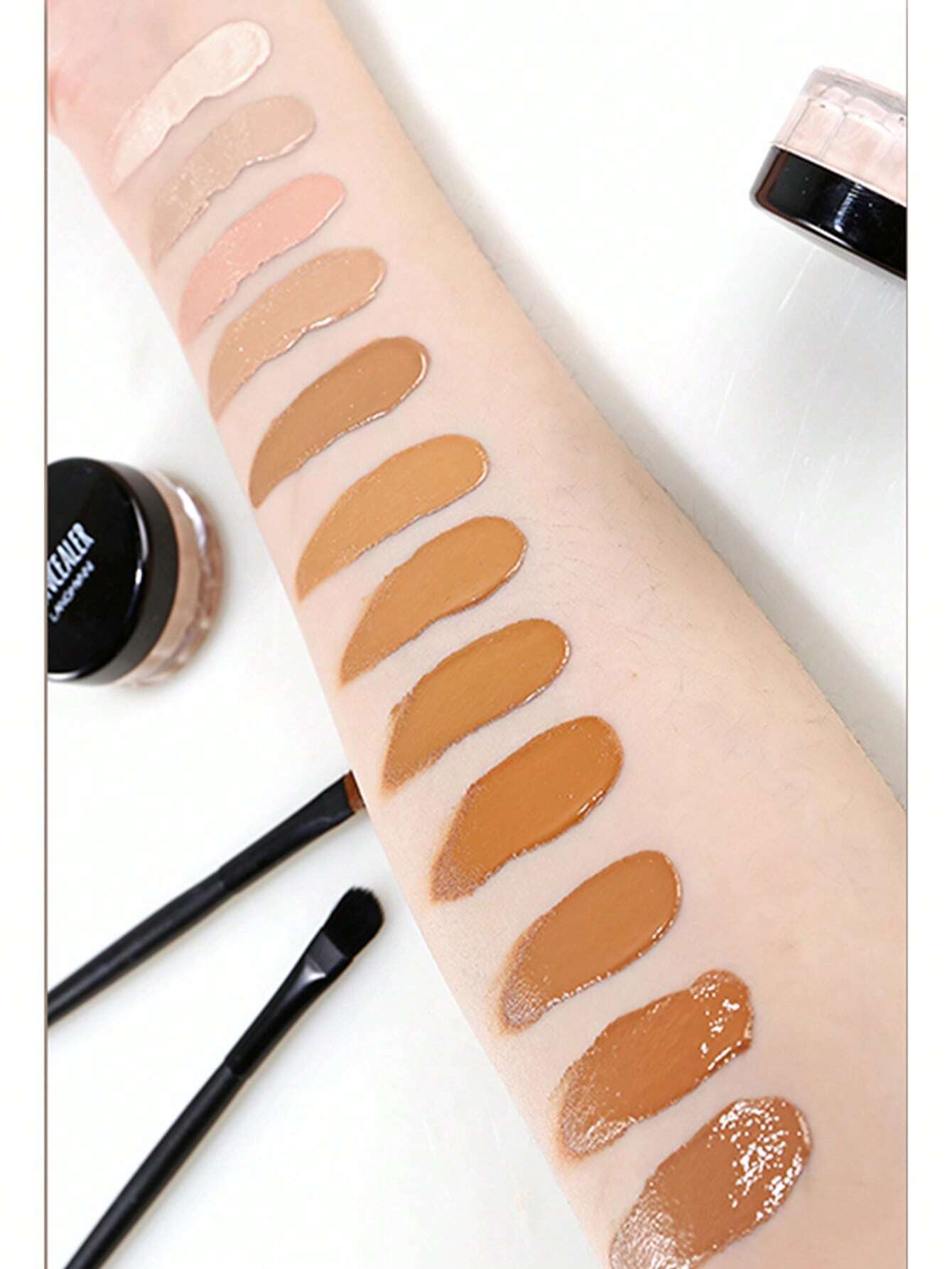 SHEIN Concealer Foundation Professional Full Cover Matte Base Make Up Waterproof - Image 3