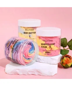 SHEIN Whipped Soap Scrub Body Scrub Multi-Color Cream Soap