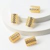 5pcs Golden Sun Shaped Hair Rings For Thick Braids Boho