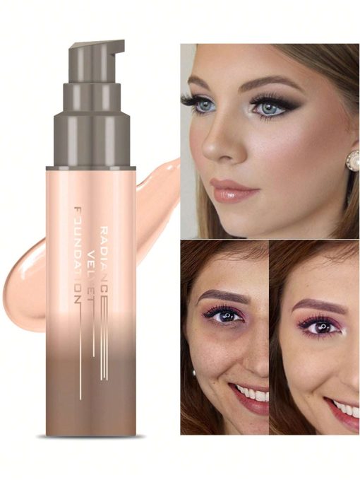 Full Coverage Foundation, 1Pc Matte Oil Control Concealer Foundation Cover Under Blemishes & Skin Discoloration