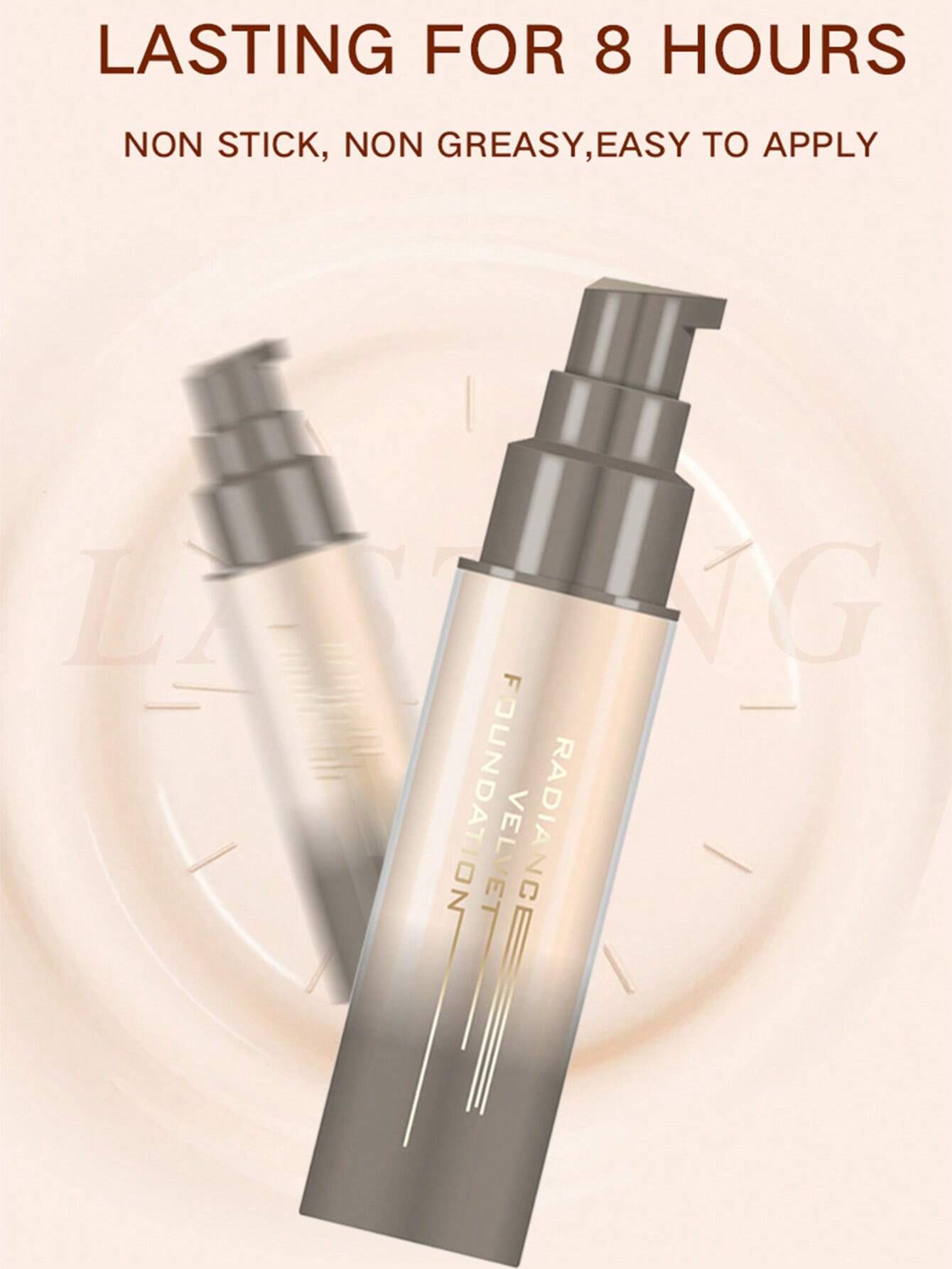 SHEIN Full Coverage Foundation, 1Pc Matte Oil Control Concealer Foundation - Image 3