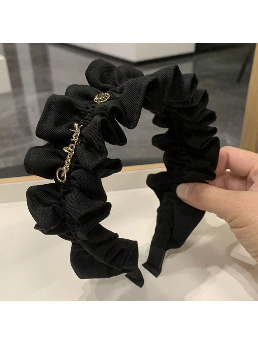 SHEIN High Crown Pleated Hairband For Women