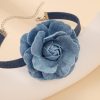 SHEIN Vintage Western Style Minimalist Woven Flower Choker Necklace