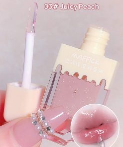 Alternative view of SHEIN Moisturizing Lip Gloss With Glossy Effect, Faded Lip Lines, Single Color, Ideal For Daily Use As A Lipstick Base