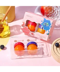 SHEIN 2pcs Lip Balm Gift Set,Plant Extract Moisturizing Silk Soft Lip Mask