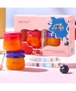 Alternative view of SHEIN 2pcs Lip Balm Gift Set,Plant Extract Moisturizing Silk Soft Lip Mask