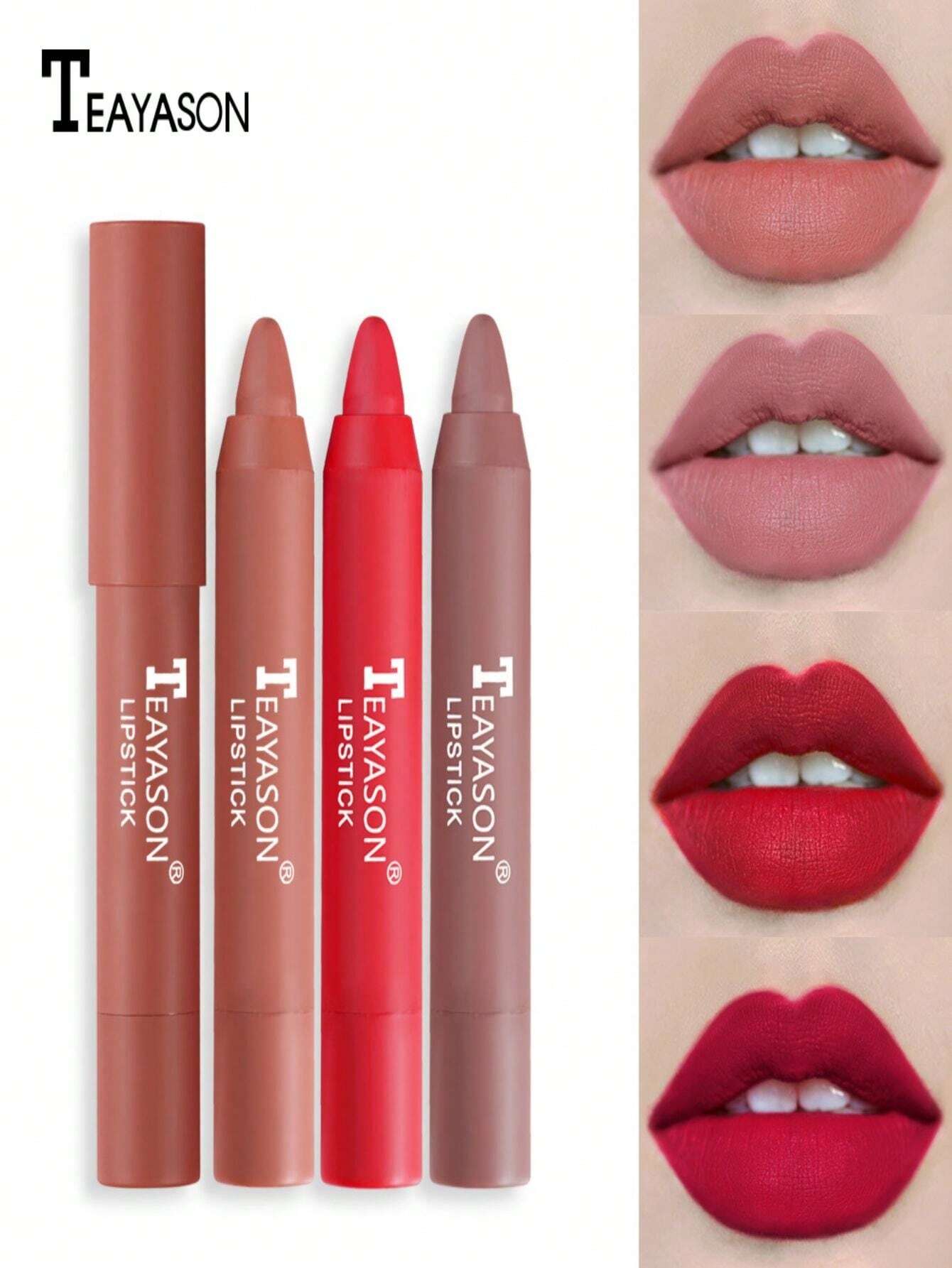 SHEIN Dragon Ranee Matte Lipstick, Smudge Proof Moisturizing Lip Makeup For Daily Use - Image 3