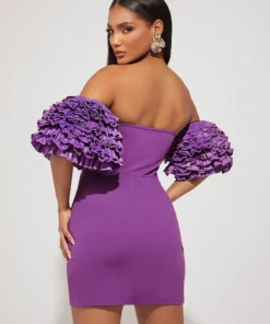 Alternative view of SHEIN Haute Exaggerated Ruffle Off Shoulder Dress