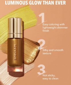 Alternative view of SHEGLAM Sunkissed Body Highlighter - Athena Valentine Day Decor Love Gift Winter Y2K Makeup