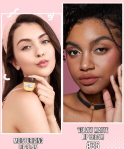 Alternative view of SHEIN Misslyn VELVET MATTE LIP CREAM & Moisturizing Lip Blam,2 Pcs,TIRAMISU LATTE Lip Balm, Moisturizing Lip Blam, Moisturizing Lip Care