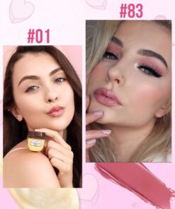 Alternative view of SHEIN Misslyn Cream Crush Lipstick & Moisturizing Lip Blam,2 Pcs,Cream Crush Lipstick, Creamy Non-Stick Hydrating Lipstick, Creamy Hydrating