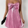 SHEIN Raffinéa Women's Bowknot Decorated Cami Dress