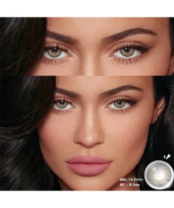 Alternative view of SHEIN EYESHARE (0~-8.00) Myopia Lenses Colored Contacts Lenses For Eyes With Prescription Gray Eyes Contact With Degree,Yearly Use,1 Pair/2Pcs,14.0mm