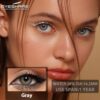 SHEIN Eyeshare Natural Color Lens Eyes 1Pair Brown Color Contact Lens For Eyes Gray Lenses