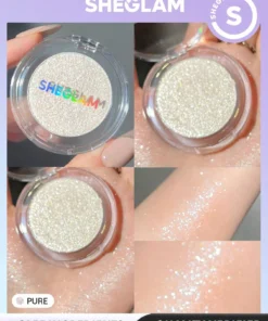 SHEGLAM Enigma Sparkly Eyeshadow-Pure Shiny Eyeshadow Powder Gradient Multi-Tone High Shine Finish Non-Greasy Non-Fading Glitter