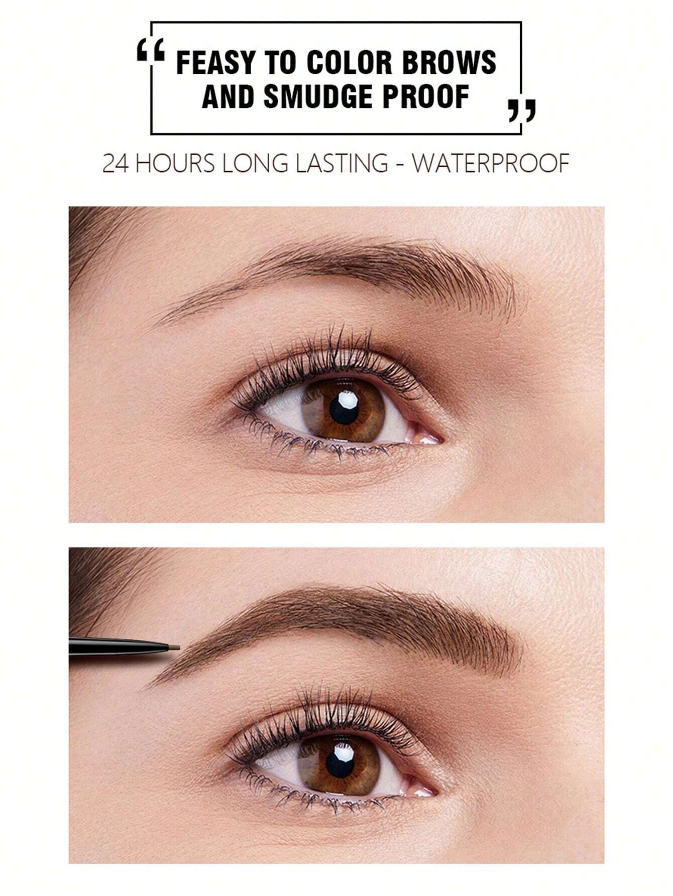 SHEIN 1.5MM Ultra-fine Wild Eyebrow Pencil, Smudge Proof For Brow Makeup - Image 3