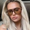 SHEIN 1/3 PCS Women's Acrylic Boho Aviator Toadstools Trendy Fashion