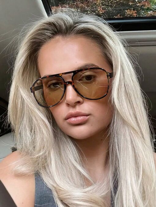 SHEIN 1/3 PCS Women's Acrylic Boho Aviator Toadstools Trendy Fashion