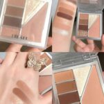 SHEIN DIKALU 6-Color Eyeshadow Palette, 1Pc Highly Pigmented Long Wearing Eyeshadow Tray Waterproof Eye Shadow Compact