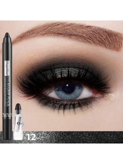 SHEIN Dragon Ranee 1pc Pearly Purple Eyeshadow Crayon, Easy To Apply