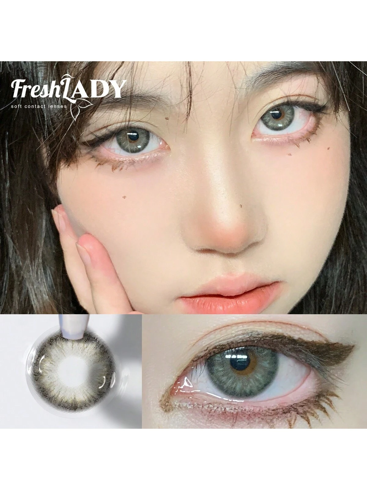 SHEIN FRESH LADY Random Color Giveaway Freshlady Euphoria Illusion Colored Contact Lenses 1 Year Disposable - Image 2