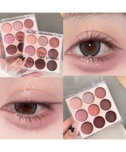 Alternative view of SHEIN SHAQINUO 9 Color Eyeshadow Palette, Earthy Tone Eyeshadows, Matte & Shimmer Textures, Easy To Apply