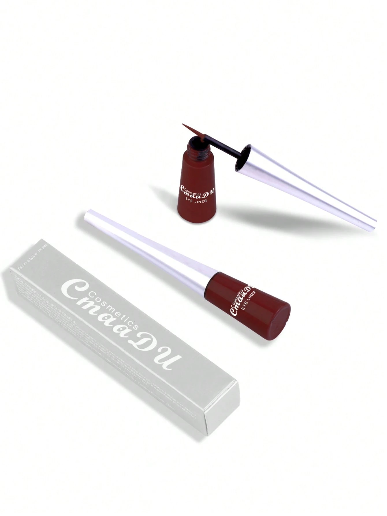 SHEIN CmaaDu Matte Liquid Eyeliner, 1pc Waterproof Long-Wearing Eye Makeup Product For Women #	Hot Pink - Image 2