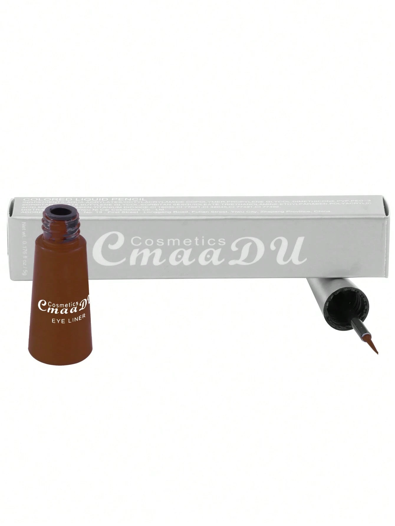 SHEIN CmaaDu Matte Liquid Eyeliner, 1pc Waterproof Long-Wearing Eye Makeup Product For Women #	Hot Pink - Image 3