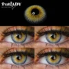 SHEIN FRESH LADY Random Color Giveaway Freshlady California Green 14.20mm Colored Contact Lenses 1 Year Disposable For Daily #Green