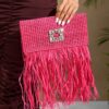 SHEIN SXY Ladies, Women Clutches, Straw Bag, Straw Woven Bag