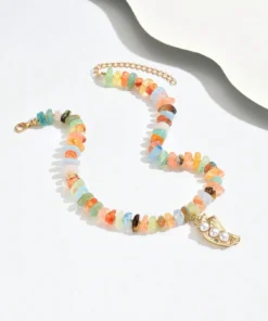 Alternative view of SHEIN 1pc Elegant & Fashionable Women's Summer Ocean Element Bohemian Jewelry Necklace